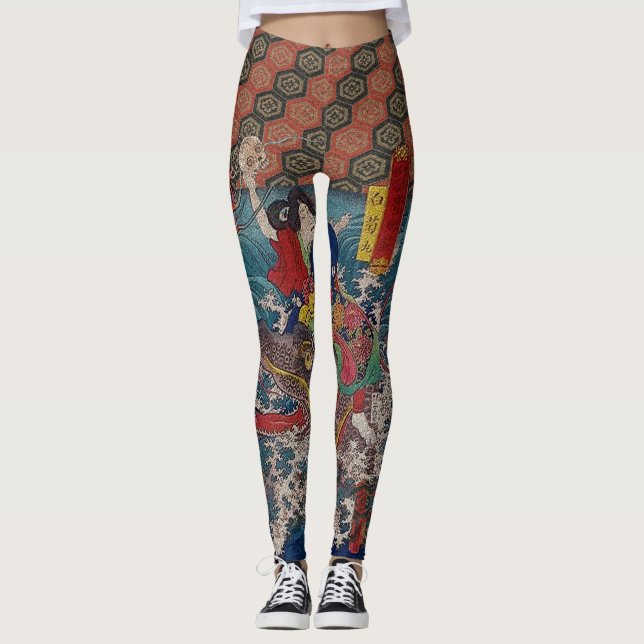 Leggings Monstres de mer de combat de Bugeishi (Devant)