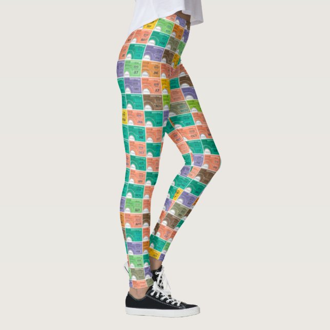 Leggings Montage des billets de train (Droite)
