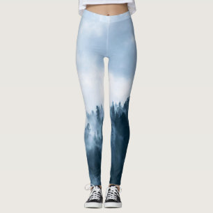 Leggings Montagnes Rocheuses Brumeuses Bleues Colorado USA 