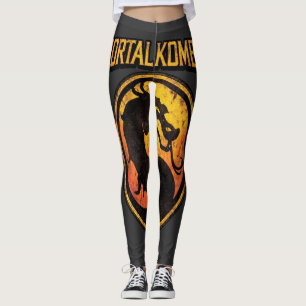 Leggings Mortal Kombat Vintage Tee — Taille Small Ajustée Y