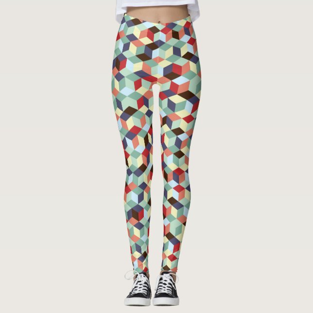 Leggings Mosaïque (Devant)