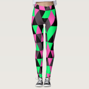 Leggings Mosaïque géométrique Abstraite
