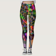 Mosaïque spirale psychédélique