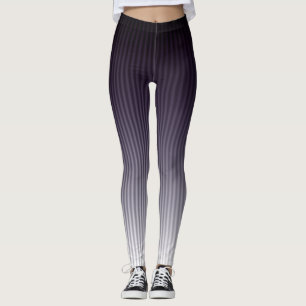 Leggings Motif à bande tendance Gradient Cool élégant