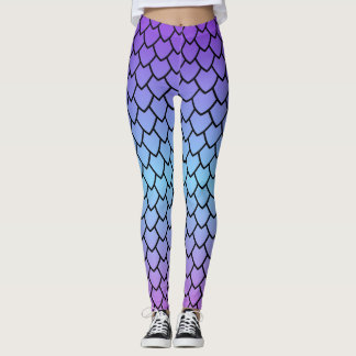 Leggings Motif à l'échelle de dragon