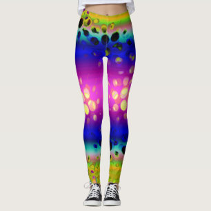 Leggings Motif Abstrait coloré