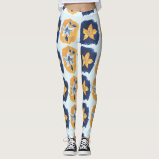 Leggings Motif abstrait de fleurs