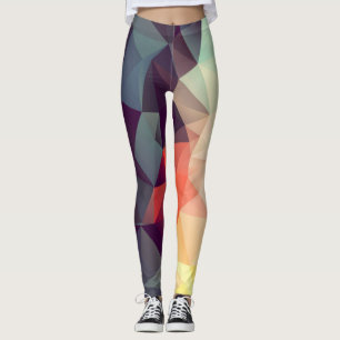 Leggings Motif abstrait géométrique