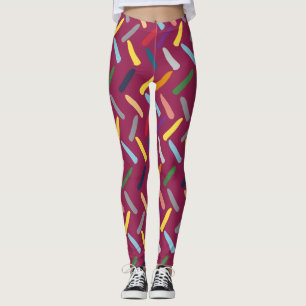 Leggings Motif Abstrait moderne