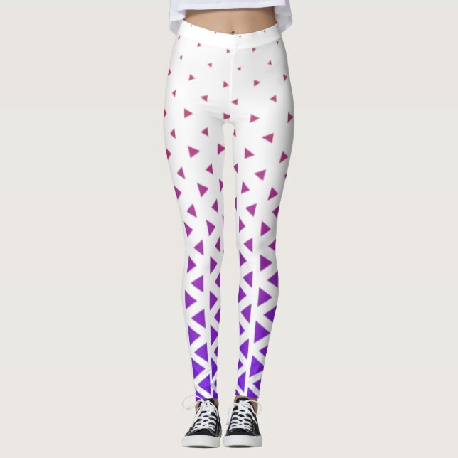 Leggings Motif Abstrait modulaire (Devant)