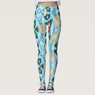 Leggings Motif abstrait multicolore "Ratti_Creative_Arts"