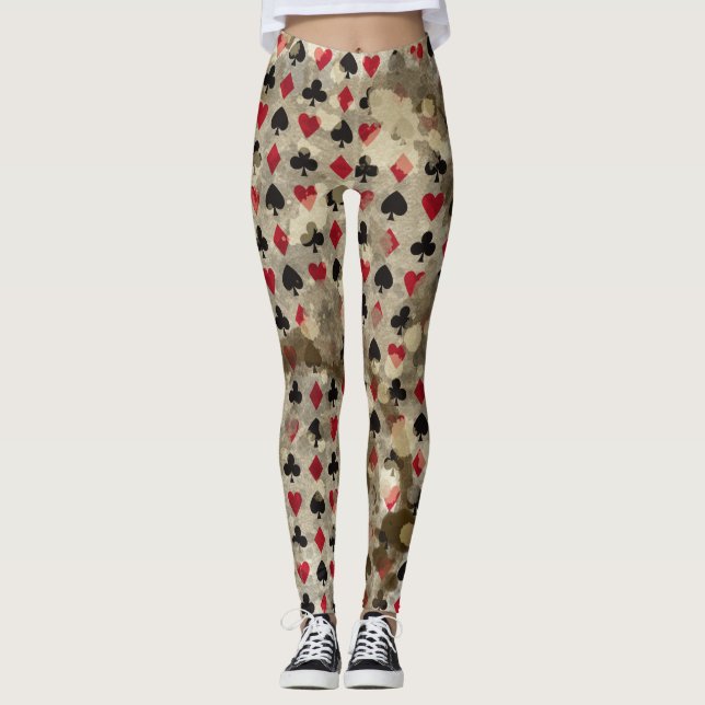 Leggings Motif affligé d'Alice du pays des merveilles (Devant)