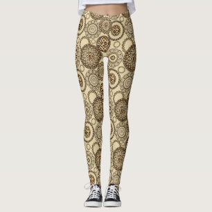 Leggings Motif africain 3 de peau de guépard