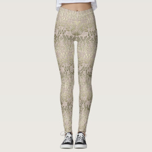 Leggings motif africain tribal ethnique