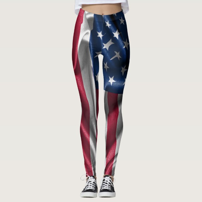 Leggings Motif américain (Devant)