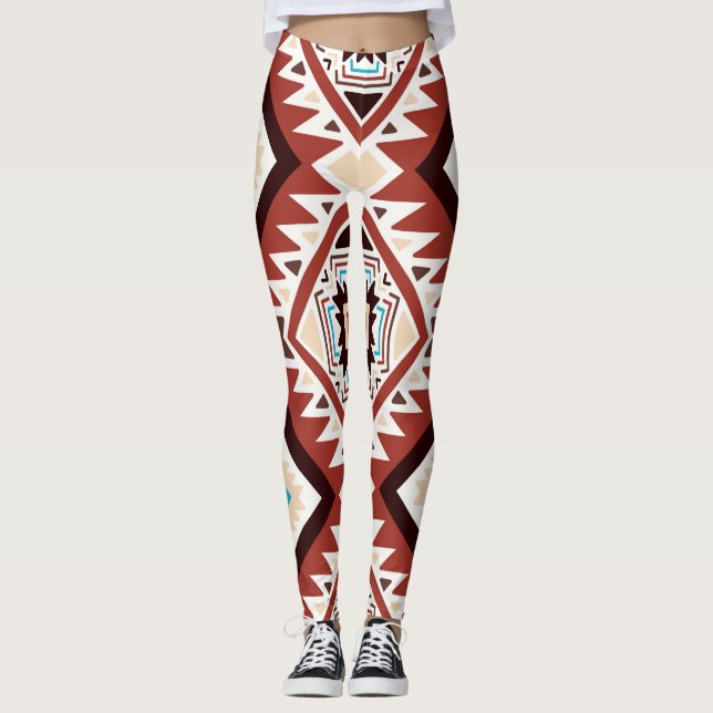 Leggings Motif amérindien (Devant)