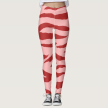 Motif animal sauvage Zebra rouge et rose