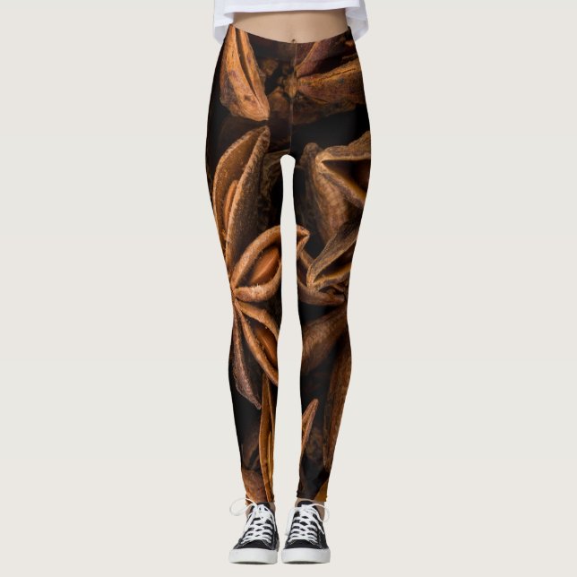 Leggings Motif Anise Stars (Devant)