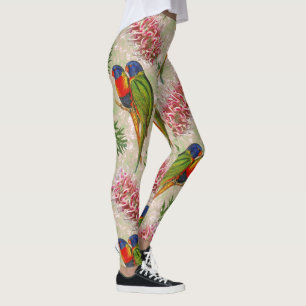 Leggings Motif australien Rainbow Lorikeet