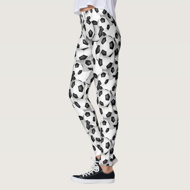 Leggings Motif ballons de soccer (Gauche)
