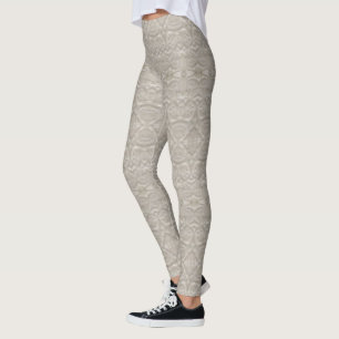 Leggings motif blanc