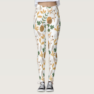 Leggings Motif Carottes Et Noix