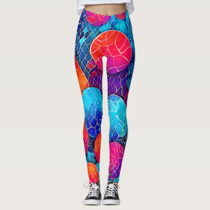 Leggings Motif circulaire dynamique