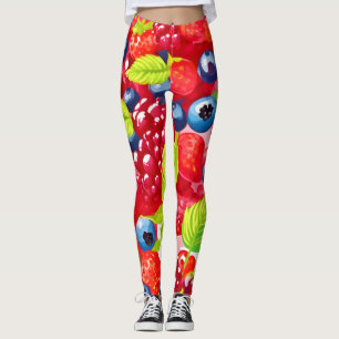 Leggings Motif coloré Berry