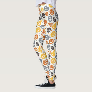Leggings Motif coloré Jack-O'-Lantern