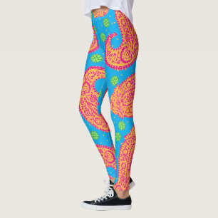 Leggings Motif coloré Paisley