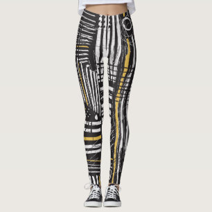 Leggings Motif créatif abstrait sans faille : design artist