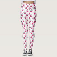 Motif Cupcake Coeur Rose mignon