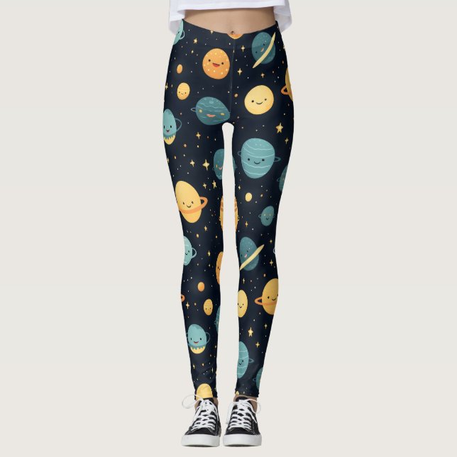 Leggings Motif Cute Cosmos (Devant)