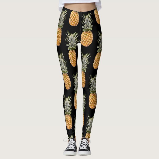Leggings Motif d'ananas (Devant)
