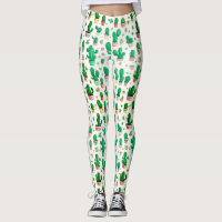 Motif d'aquarelle de cactus vert Succulent
