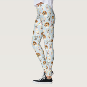 Leggings Motif d'aquarelle de chiot