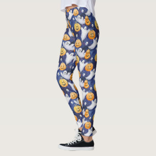 Leggings Motif d'aquarelle Halloween