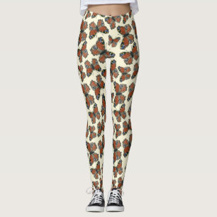 Leggings Motif d'aquarelle papillons