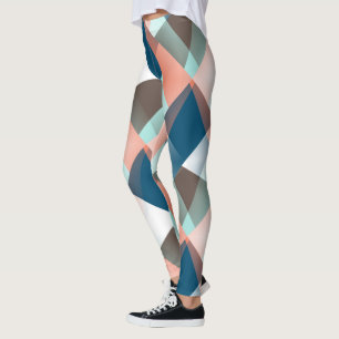 Leggings Motif d'art moderne Abstrait Hip géométrique mosaï