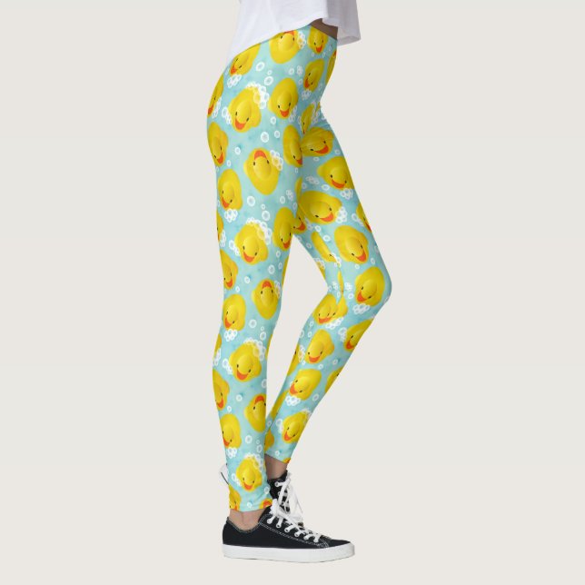 Leggings Motif de bain canards en caoutchouc (Droite)