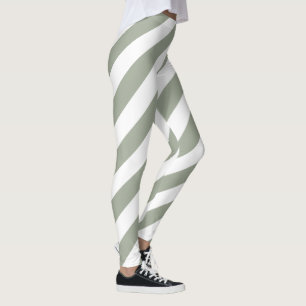Leggings Motif de bande blanche