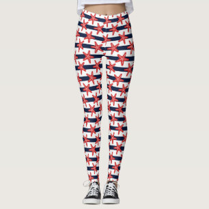 Leggings Motif de bannière étoilée