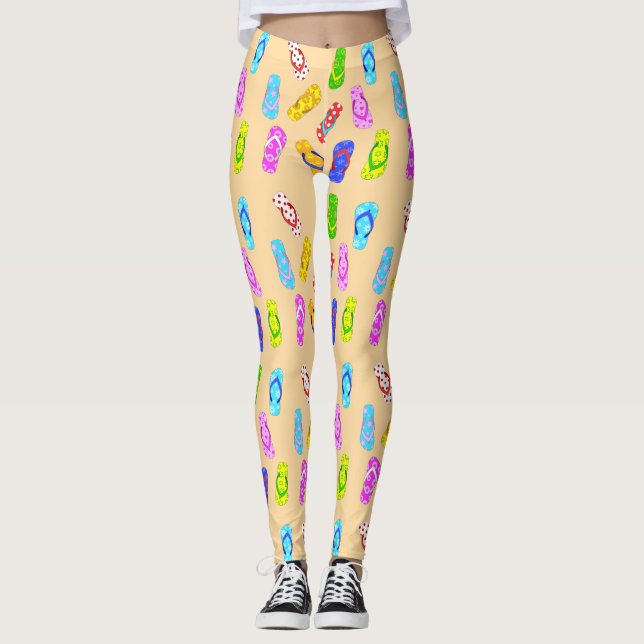 Leggings Motif de bascule électronique (Devant)