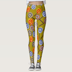 Leggings Motif de bonbons motif Lollies lollipop 26