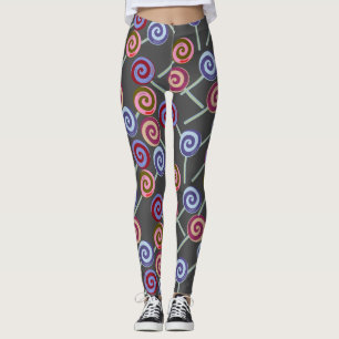 Leggings Motif de bonbons   motif Lollies   lollipop 27