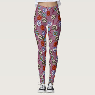 Leggings Motif de bonbons   motif Lollies   lollipop 49