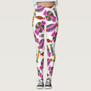 Leggings Motif de bonbons   motif Lollies   lollipop 6