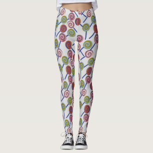 Leggings Motif de bonbons   motif Lollies   lollipop 8