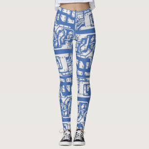 Leggings Motif de carte de circuit