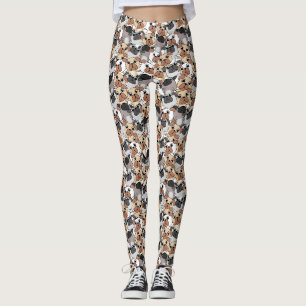 Leggings Motif de chien mou